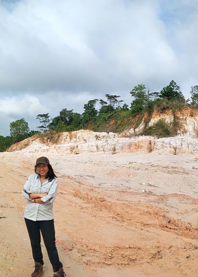 This picture was taken before the COVID-19 outbreak when I was supervising our subcontractor on environmental sampling and social survey in Sumatra Island for periodical reporting to lenders and the local environmental agency. Being an environmental scientist, I get the chance to visit many places I’ve never been to before and meet new people from different cultures.  