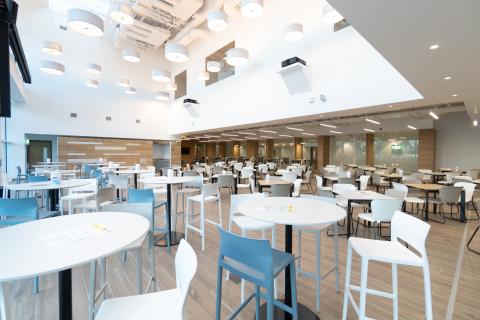 Edwards Lifesciences Limerick canteen and atrium area