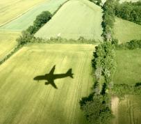 green plane