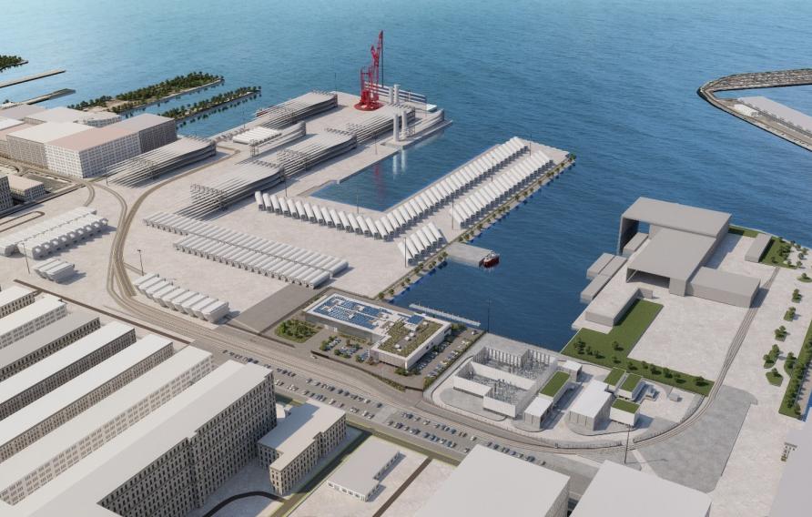 South Brooklyn Marine Terminal aerial rendering