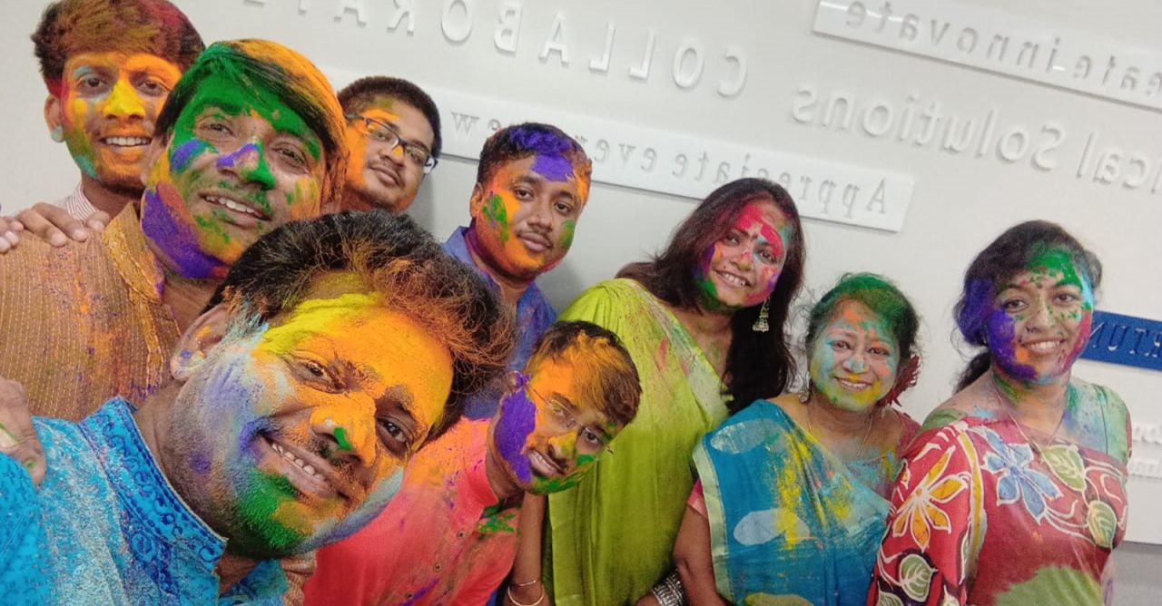 #OurJacobs teams around the world got active to celebrate Holi 🎨