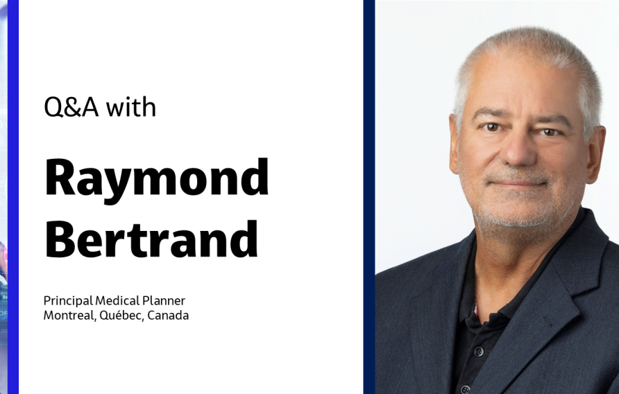 Raymond Bertrand headshot in Q&amp;A banner