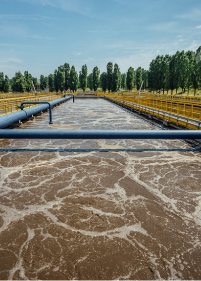 Wastewater treatment banner